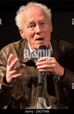 Belgian director Jean-Pierre Dardenne pictured during a press conference regarding the presence of Belgian French-speaking cinema in Cannes festival, organised by the center of cinema and audio-visual in Federation Wallonie-Bruxelles, in Brussels, Tuesday 23 April 2019. BELGA PHOTO BENOIT DOPPAGNE Stock Photo