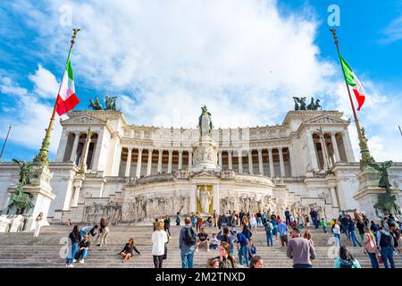 Altare della Patria, Altar des Vaterlandes oder Il Vittoriano, Rom, Italien Stockfoto