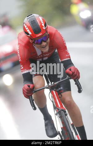 Der belgische Louis Vervaeke vom Team Sunweb zeigte sich in der achten