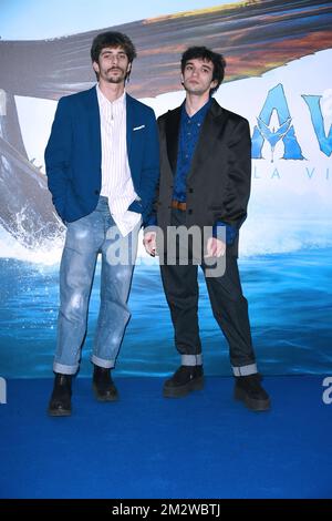 Mailand, Italien. 14.. Dezember 2022. Mailand, Vorschau auf den Film „Avatar - The Way of Water“ - The French Saints Credit: Independent Photo Agency/Alamy Live News Stockfoto