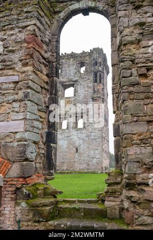 Ashby Castle Ruinen Stockfoto