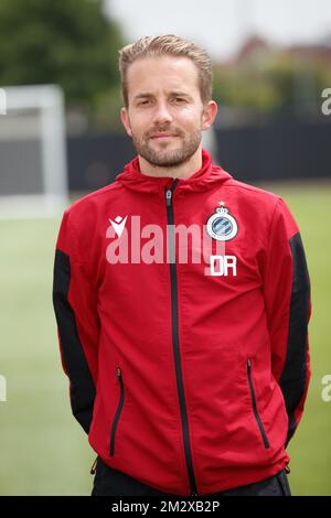 Devy Rigaux, Teammanager des Clubs, posiert für Fotografen, in marge vom 2019-2020. Fotoshooting des belgischen Jupiler Pro League Clubs Brügge, Mittwoch, den 10. Juli 2019 in Knokke-Heist. BELGA FOTO KURT DESPLENTER Stockfoto