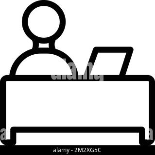 Human Resources Vector Illustration Line Symboldesign Stock Vektor