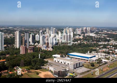 Ein Luftbild der Stadt Curitiba in Parana, Brasilien Stockfoto