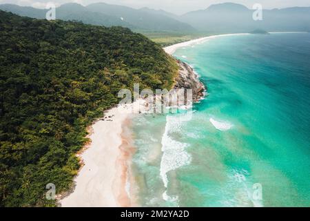 Große Insel Ilha Grande aventureiro Beach Angra dos Reis, Rio de Janeiro, Brasilien Stockfoto