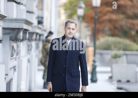 Der Minister für Zusammenarbeit, Entwicklung der Digitalen Agenda, Postdienste und Finanzen Alexander De Croo trifft am Freitag, den 20. September 2019, zu einer Tagung des ministerrates der Bundesregierung in Brüssel ein. BELGA FOTO NICOLAS MAETERLINCK Stockfoto