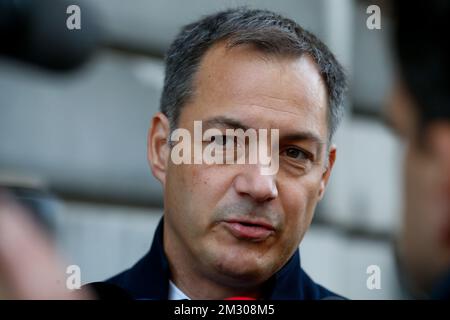 Der Minister für Zusammenarbeit, Entwicklung der Digitalen Agenda, Postdienste und Finanzen Alexander De Croo trifft am Freitag, den 20. September 2019, zu einer Tagung des ministerrates der Bundesregierung in Brüssel ein. BELGA FOTO NICOLAS MAETERLINCK Stockfoto