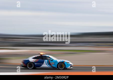 Safety Car während des ABB FIA Formula E Valencia Testing 2022 auf dem Circuit Ricardo Tormo vom 13. Bis 16. Dezember 2022 in Cheste, Spanien - Photo Germain Hazard / DPPI Stockfoto