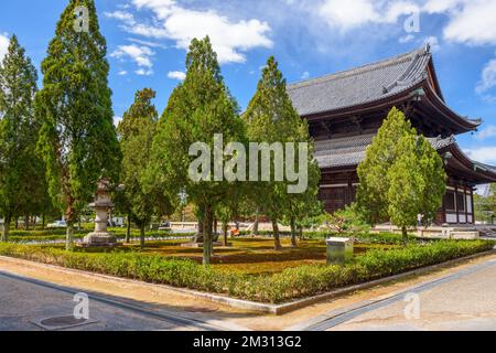 Kyoto, Japan-Gebäude auf dem Gelände Tofuku-Ji-Tempel. Stockfoto