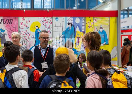 Dicember 07, 2022 - Rom, Italien: "più libri più liberi" - Nationale Verlagsmesse für kleine und mittlere unternehmen "Mehr Bücher gratis". Rom Convention Center - La Nuvola. © Andrea Sabbadini Stockfoto