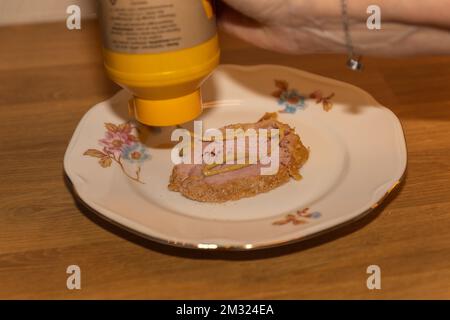 Weihnachtsschinken ist eine Tradition in den nordischen Ländern Stockfoto