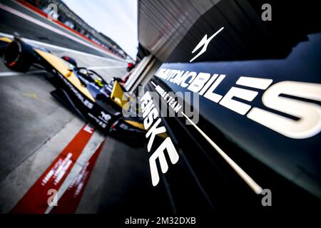 VANDOORNE Stoffel (Bel), DS Penske Formula E Team, Spark-DS, DS E-tense FE23, Portrait während des ABB FIA Formula E Valencia Testing 2022 auf dem Circuit Ricardo Tormo vom 13. Bis 16. Dezember 2022 in Cheste, Spanien - Foto: Paulo Maria/DPPI/LiveMedia Stockfoto