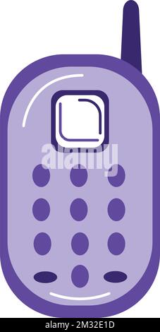 Isolated colored walkie talkie toy icon Vector Stock Vektor