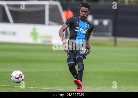 Simon Deli des Clubs wurde während eines freundlichen Spiels zwischen dem First-League-Team Club Brügge und dem 1B-Team OH Leuven am Samstag, den 04. Juli 2020 in Westkapelle in Vorbereitung auf die bevorstehende Saison der Jupiler Pro League 2020-2021 gezeigt. BELGA FOTO BRUNO FAHY Stockfoto