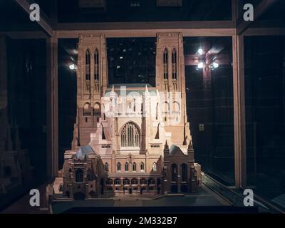 Miniaturmodell der Liverpool-Kathedrale. Stockfoto