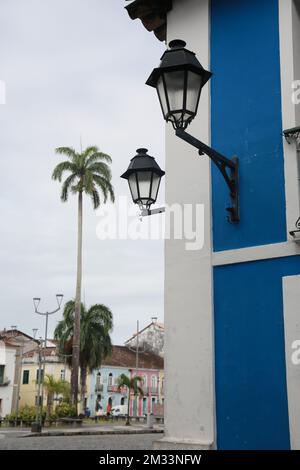 salvador, bahia, brasilien - novembro 20, 2022:Blick von Pelourinho, historisches Zentrum von Salvador. Stockfoto