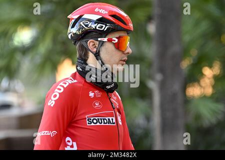 Belgische Kobe Goossens von Lotto Soudal, dargestellt auf der Radtour der Lotto-Soudal-Mannschaft in Javea, Spanien, Dienstag, den 12. Januar 2021. BELGA FOTO DIRK WAEM Stockfoto