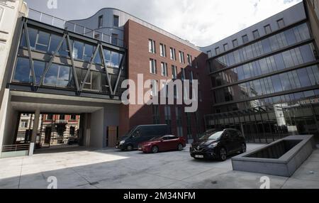 Abbildung zeigt den Neubau der UNamur-Universität für die Fakultät der Wissenschaften in Namur, Montag, den 15. März 2021. BELGA FOTO BENOIT DOPPPAGNE Stockfoto