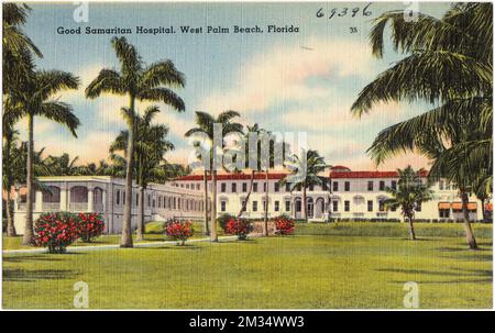 Good Samaritan Hospital, West Palm Beach, Florida, Krankenhäuser, Tichnor Brothers Collection, Postkarten der Vereinigten Staaten Stockfoto