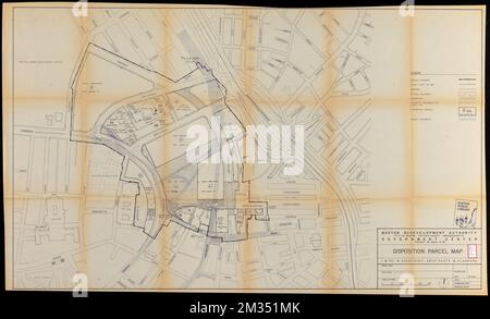 Government Center project no. Mass. r-35 : disposition parcel map , Government Center Boston, Mass., Maps, City planning, Massachusetts, Boston, Maps, Urban renewal, Massachusetts, Boston, Maps, Right of way, Massachusetts, Boston, Maps, Buildings, Massachusetts, Boston, Maps Stock Photo