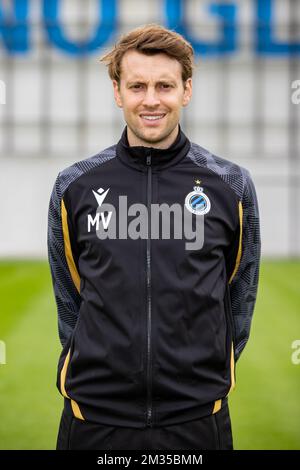 Der Teammanager des Clubs Michael Vijverman posiert für ein Teamfoto beim Fotoshooting 2021-2022 des belgischen Jupiler Pro League Clubs Brügge, Donnerstag, den 15. Juli 2021 in Brügge. BELGA FOTO KURT DESPLENTER Stockfoto