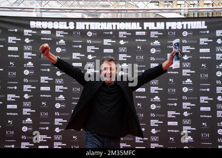 Laurent D'Elia hat auf dem roten Teppich am Eröffnungsabend des "Brüsseler Internationalen Filmfestivals" (BRIFF) am Mittwoch, den 01. September 2021, in Brüssel fotografiert. BELGA FOTO JULIETTE BRUYNSEELS Stockfoto