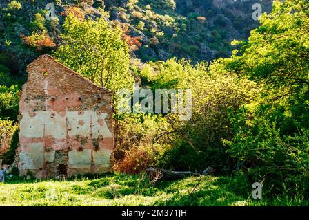 Remains of the Factory of Light. Old hydroelectric power station that inspired a book by British writer Michael Jacobs. Frailes, Jaén, Andalucía, Spai Stock Photo