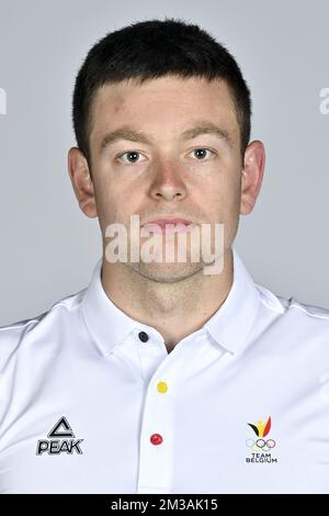 Daan Cox posiert für den Fotografen bei einem Fotoshooting für das belgische Olympische Komitee BOIC - COIB im Vorfeld der World Games 2022 Sportveranstaltung, Montag, 20. Juni 2022 in Deurne, Antwerpen. BELGA FOTO DIRK WAEM Stockfoto