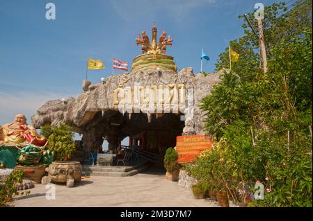 Eingangstür zum Wat Khao Tao befindet sich Hua hin , Pra Chuap Khi Ri Khun Provinz in Thailand. Stockfoto