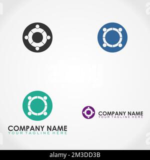 Mehrere Personen oder Gruppen diskutieren über Bildgrafik Symbol Logo Design abstraktes Konzept Vektormaterial. Kann als Symbol für die Community verwendet werden. Stock Vektor