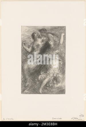 L'or du Rhin. Scène 1re. Les Filles du Rhin, Composers, Wagner, Richard, 1813-1883. Henri Fantin-Latour (1836-1904). Lithografien und andere Abdrücke Stockfoto