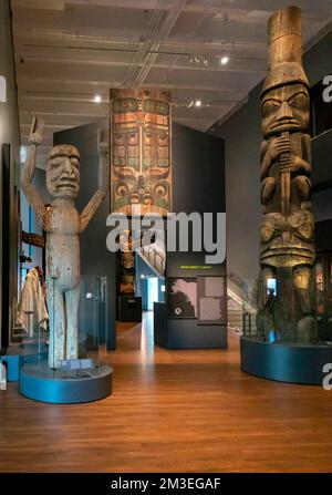 Galerie der indigenen Künste Nordamerikas, Northwest Coast Collection, Denver Art Museum, Colorado, USA Stockfoto