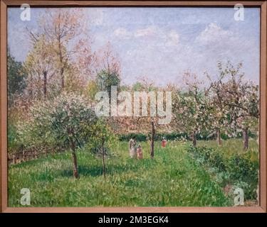 Camille Pissarro, Spring at Eragny (Printemps à Eragny), 1900. Öl auf Leinwand, Denver Art Museum, Colorado, USA Stockfoto