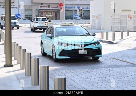 Doha, Katar. 12.. Dezember 2022. Karwa Taxi World Cup 2022 in Katar ab 20,11. - 18.12.2022? Kredit: dpa/Alamy Live News Stockfoto