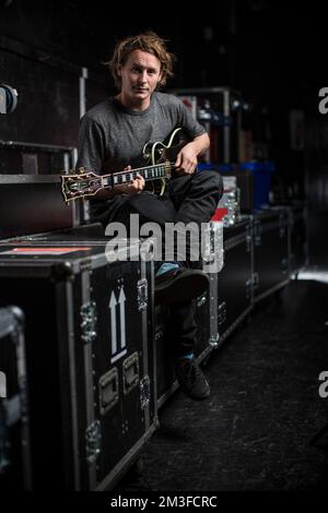 Ben Howard, fotografiert im O2 Apollo, Manchester. 3. Dezember 2014 Stockfoto