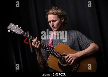 Ben Howard, fotografiert im O2 Apollo, Manchester. 3. Dezember 2014 Stockfoto