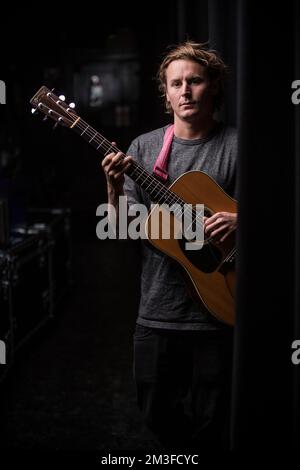 Ben Howard, fotografiert im O2 Apollo, Manchester. 3. Dezember 2014 Stockfoto