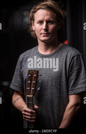 Ben Howard, fotografiert im O2 Apollo, Manchester. 3. Dezember 2014 Stockfoto