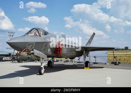 Lockheed Martin F-35 Stealth Fighter Jet ist auf der ILA 2022 Berlin Schönefeld ausgestellt Stockfoto