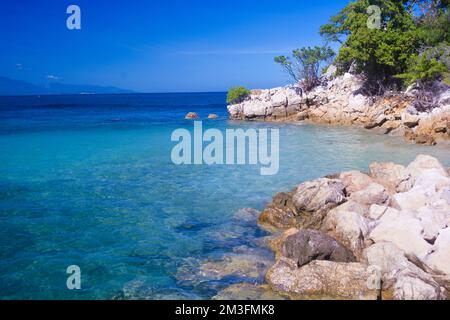 Labeedee, eine private Insel der Königlichen Karibik in der Karibik Stockfoto