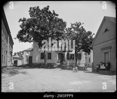 Marblehead, General John Glover House, Houses, Children, Glover, John, 1732-1797. Frank Cousins Glass Plate Negatives Collection Stockfoto