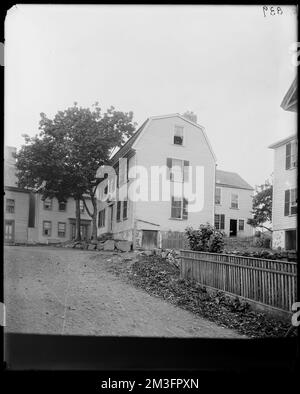 Marblehead, Glover Street, General John Glover House, Houses, Glover, John, 1732-1797. Frank Cousins Glass Plate Negatives Collection Stockfoto