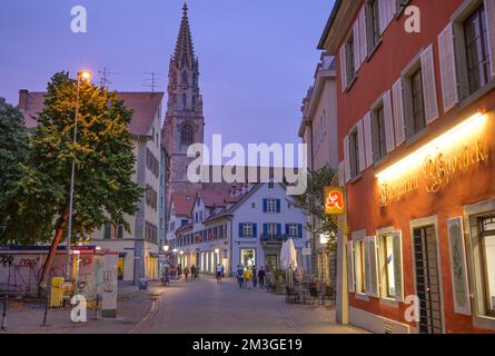 Einkaufsstraße, Fußgängerzone, Wessenbergstraße, Altstadt, Muttergottes, Constance, Baden-Württemberg, Deutschland Stockfoto