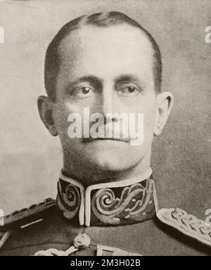 Brigadegeneral Charles Macpherson Dobell, Generalinspektor der Westafrikanischen Grenzstreitkräfte. Foto von 1915. Stockfoto