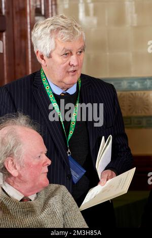 Craig Brown & James Hughes Onslow; Oldie Literary Lunch 13-12-22; The Liberal Club; Stockfoto