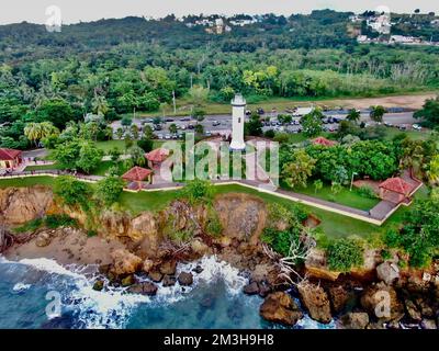 Ein Blick auf den El Faro Park in Puerto Rico Stockfoto