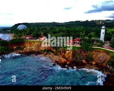 Ein Blick auf den El Faro Park in Puerto Rico Stockfoto