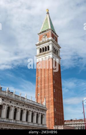 Campanile Glockenturm, Venedig, Italien. Stockfoto