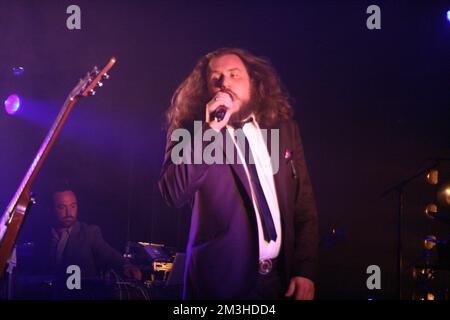 SXSW – Jim James im Konzert Stockfoto