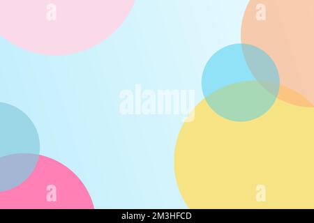 Dynamische, minimalfarbige Postervorlage. Dynamischer, moderner Posterhintergrund mit geometrischen Kreisen. Stock Vektor